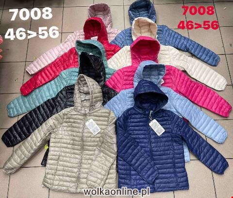 Kurtka wiosena damskie 7008 1 kolor 46-56 (towar china)