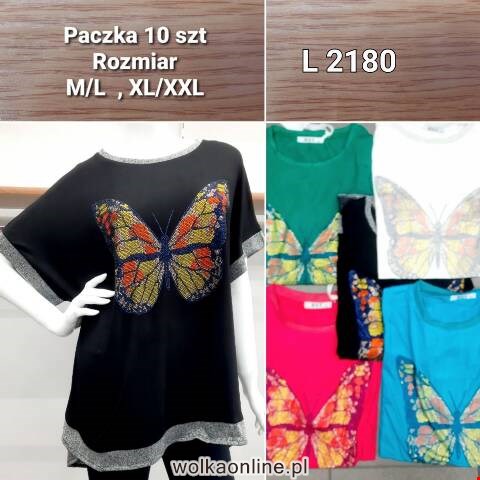 Tunika damskie L2180 Mix kolor M-2XL