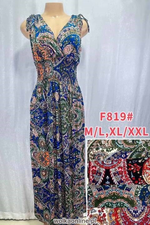 Sukienka damskie F819 Mix kolor M-2XL