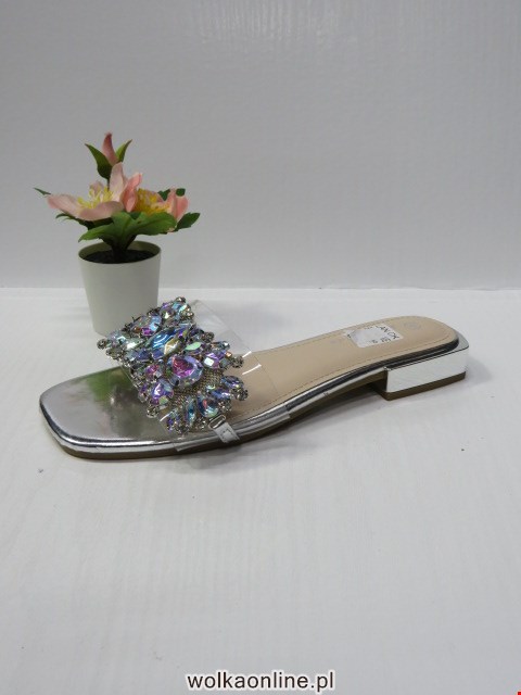 Klapki Damskie BY006 SILVER 36-41