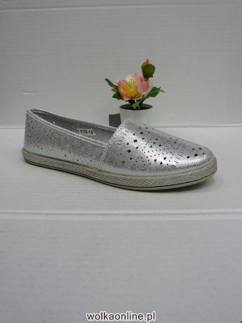 Baleriny Damskie Y39-19 SILVER 36-41