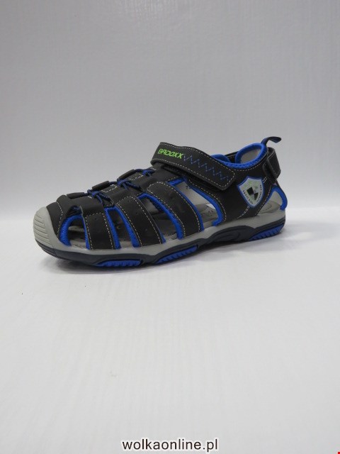 Sandały damskie  7SD9072 BLACK/BLUE 36-41