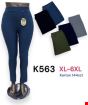 Spodnie damskie K563 Mix kolor XL-6XL 1