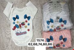 Body niemowlęce 1574 1 kolor 62-86 (Towar Tureckie) 