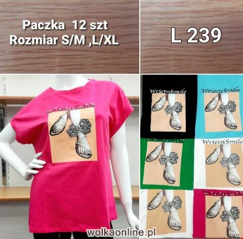 Bluzka damskie L239 Mix kolor S/M-L/XL