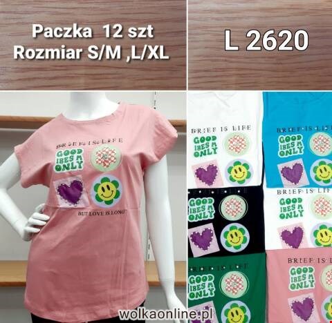 Bluzka damskie L2620 Mix kolor S/M-L/XL