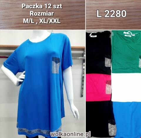 Bluzka damskie L2280 Mix kolor M-2XL