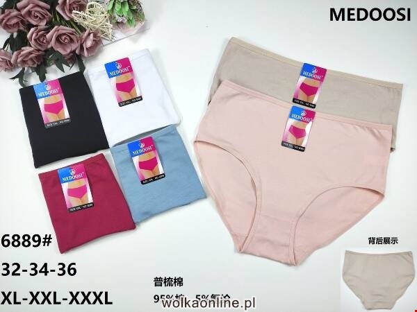 Majtki damskie 8989 Mix kolor XL-3XL