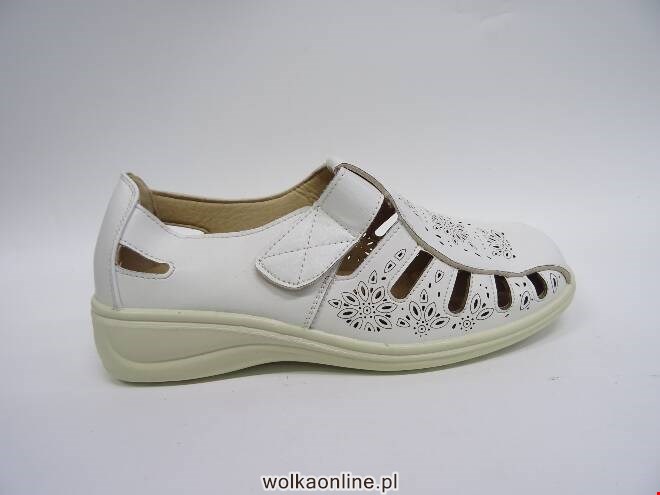 Półbuty Damskie L12 WHITE 37-42