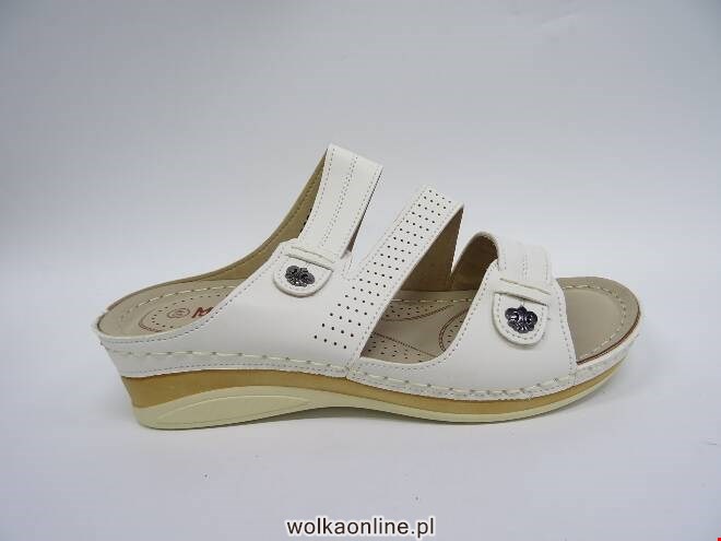 Klapki Damskie B0231 WHITE 36-41