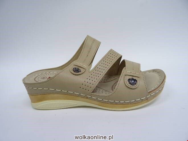 Klapki Damskie B0231 BEIGE 36-41