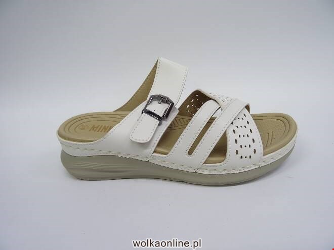 Klapki Damskie B0236 WHITE 36-41