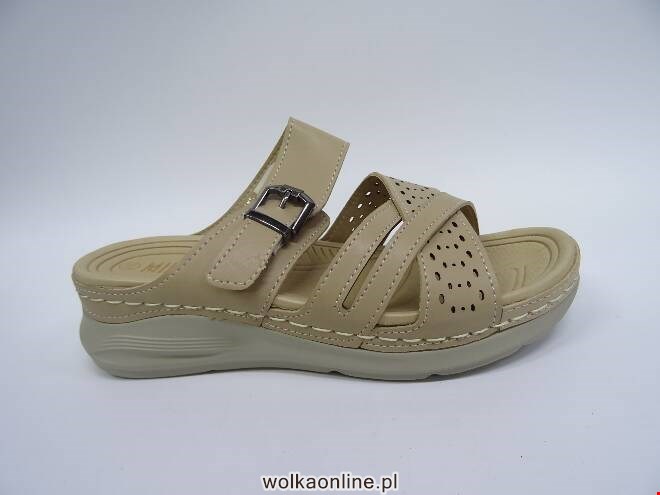 Klapki Damskie B0236 BEIGE 36-41