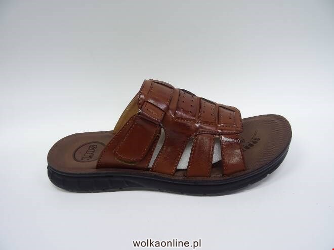 Klapki Męskie 8817 BROWN 40-45