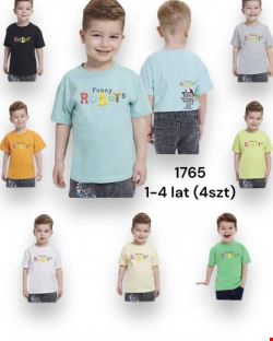 Bluzki chłopięce 1765 1 kolor 1-4lat