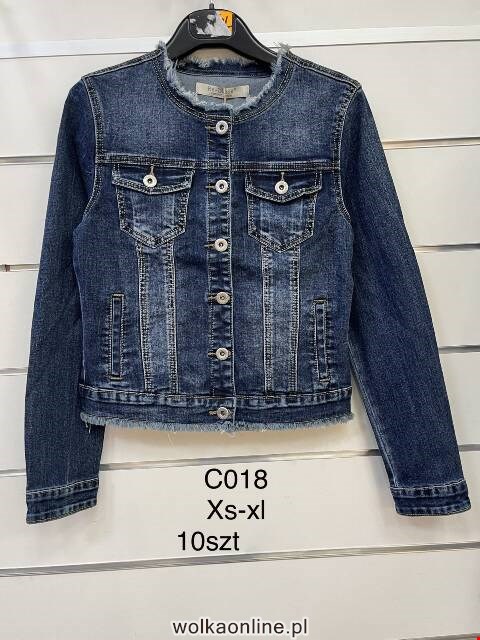 Kurtka jeansowa Damskie C018 1 kolor XS-XL