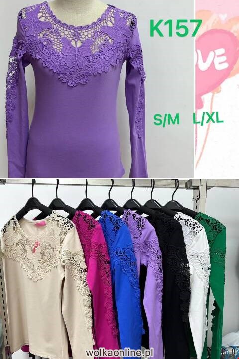 Sweter damskie K157 Mix kolor S/M-L/XL