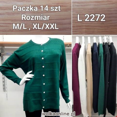 Sweter damskie L2272 Mix kolor M-2XL