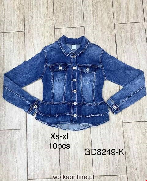 Kurtka jeansowa damskie GD8249-K 1 kolor XS-XL