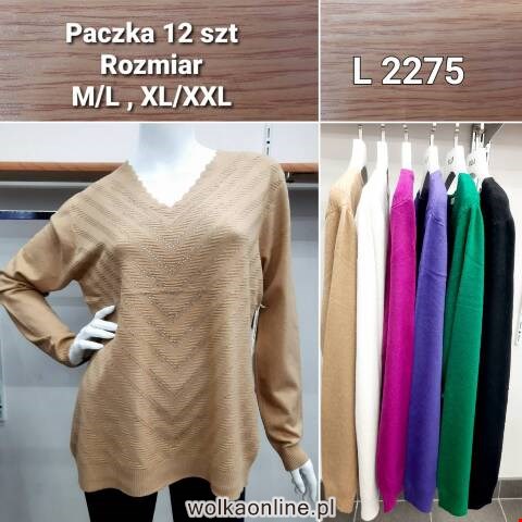 Sweter damskie L2275 Mix kolor M-2XL