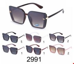 Okulary przeciwsłoneczne damskie 2991 Mix kolor Standard