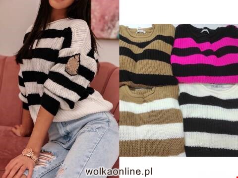 Sweter danmskie 9677 Mix kolor Standard (Towar Tureckie)