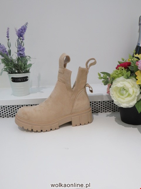 Botki Damskie 5688 BEIGE 36-41