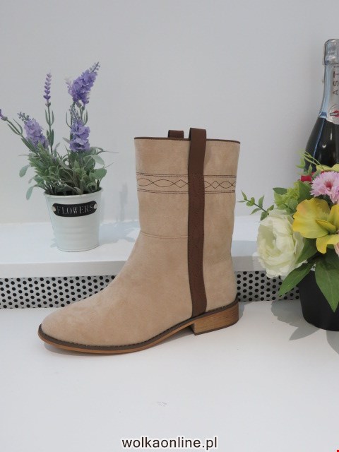 Botki Damskie 9563 BEIGE 36-41