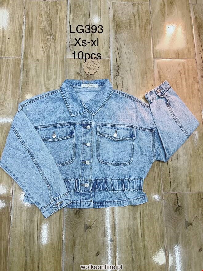 Kurtka jeansowa damskie LG393 1 kolor  XS-XL