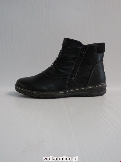 Botki Damskie 9676-1 BLACK 36-41