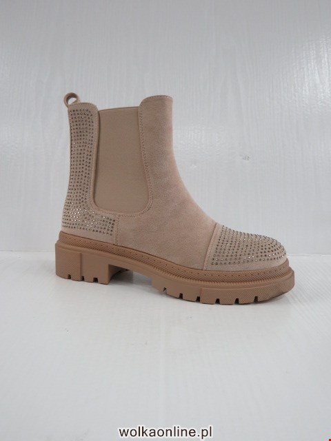 Botki Damskie LQ-57 BEIGE 36-41