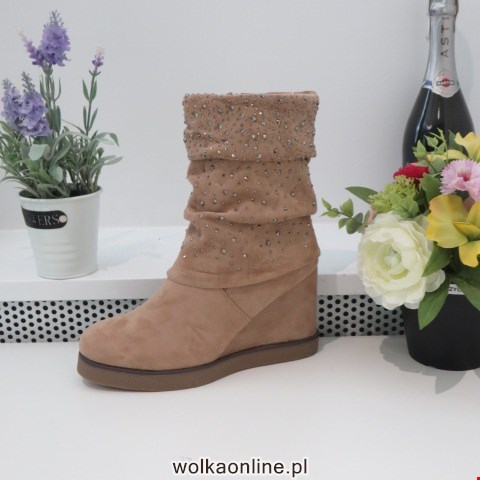 Botki Damskie R605 KHAKI 36-41