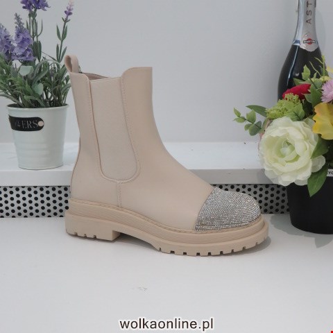 Botki Damskie 5182-6A BEIGE 36-41