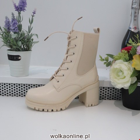 Botki Damskie HB-228 BEIGE 36-41