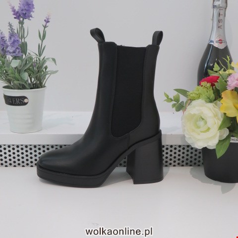 Botki Damskie 8600 BLACK 36-41