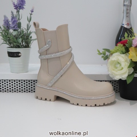 Botki Damskie 52017 BEIGE 36-41