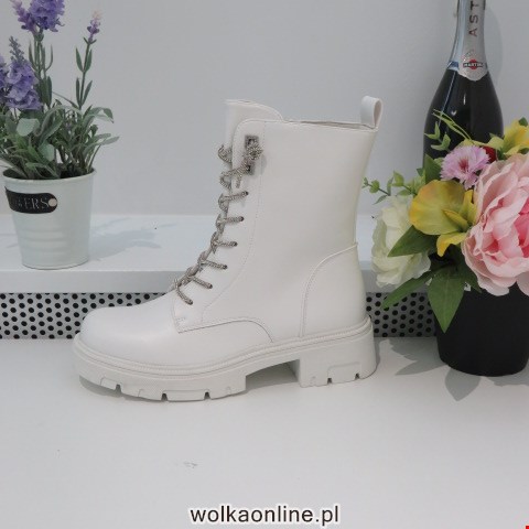 Botki Damskie HB-246 WHITE 36-41