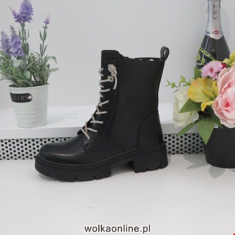 Botki Damskie HB-246 BLACK/PU 36-41