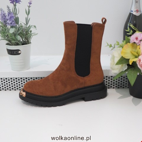 Botki Damskie RXJ218 CAMEL 36-41