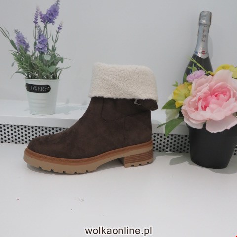 Botki Damskie 9531 BROWN 36-41