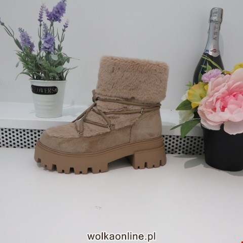 Botki Damskie 9523 KHAKI 36-41