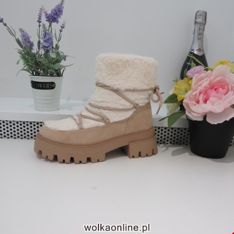 Botki Damskie 9523 BEIGE 36-41