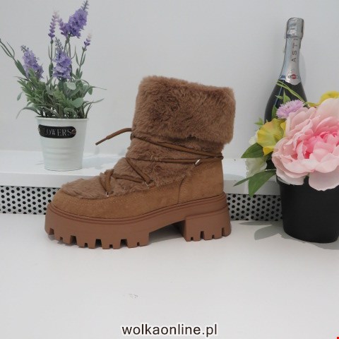 Botki Damskie 9523 CAMEL 36-41