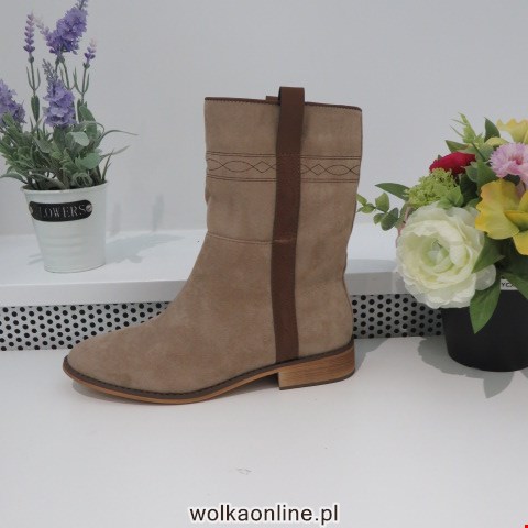 Botki Damskie 9563 KHAKI 36-41