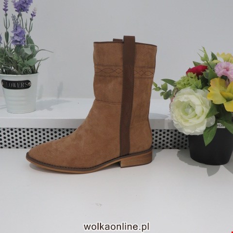 Botki Damskie 9563 CAMEL 36-41