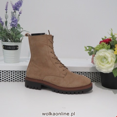 Botki Damskie 68207 KHAKI 36-41