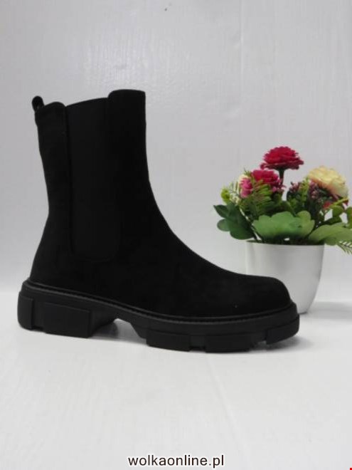 Botki Damskie H2217-1 BLACK 36-41