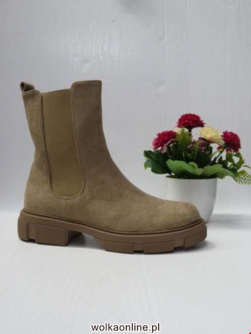 Botki Damskie H2217-2 KHAKI 36-41