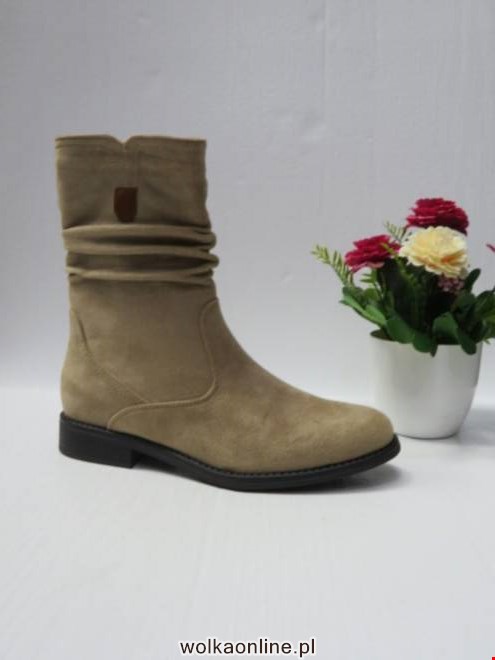 Botki Damskie H2118B KHAKI 36-41