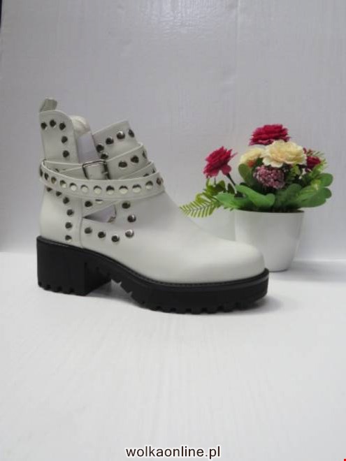 Botki Damskie BM311 WHITE 36-41